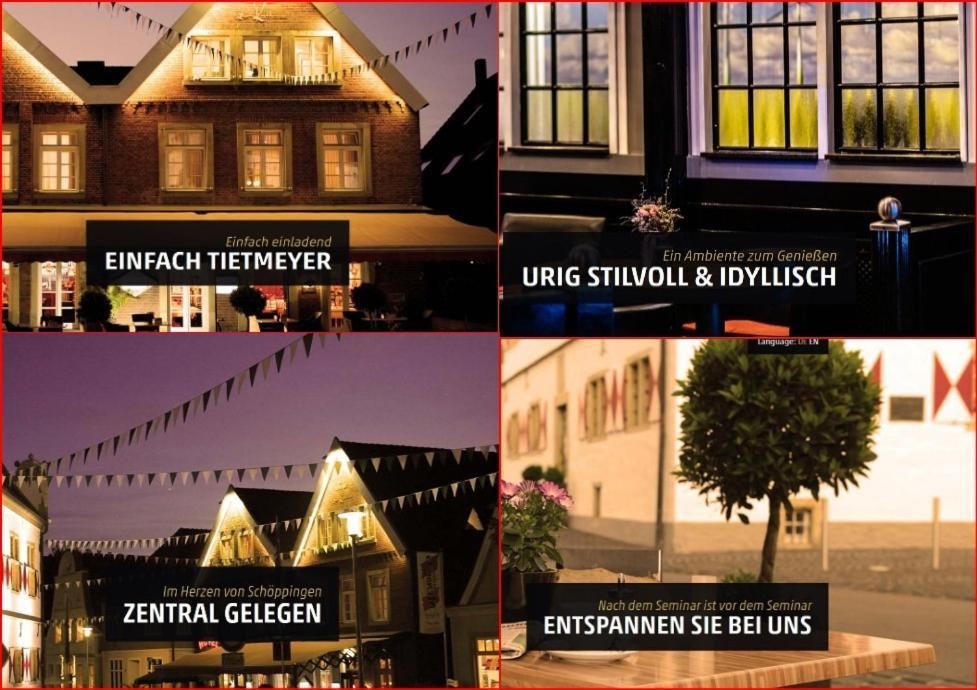 Akzent Hotel Tietmeyer & Cross Side Schöppingen Exterior foto